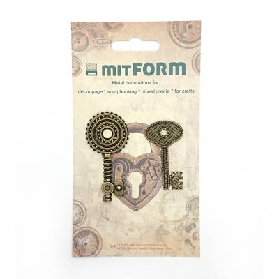 Mitform Metal Embellishments - Keys 3
